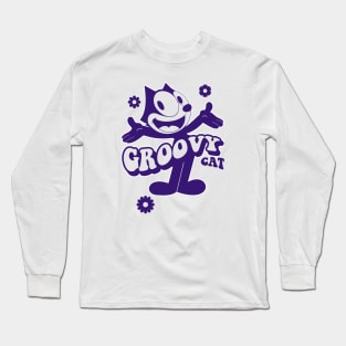 GROOVY FELIX THE CAT TIE DYE Long Sleeve T-Shirt